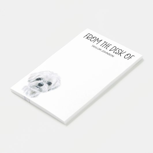 Maltese-liefhebber Post-it® Notes (Schuin)