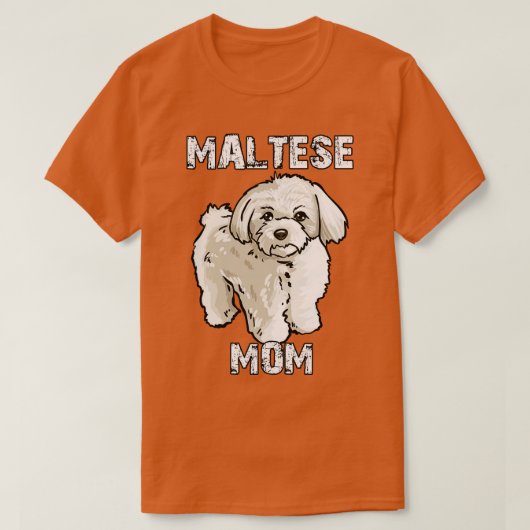 Maltese mam t-shirt (Design voorkant)