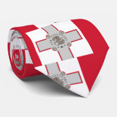 Maltese marineboer, Malediven vlag Stropdas (Opgerold)