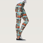 Maltese met Hart Rozen Valentijnsdag  Leggings (Rechts)