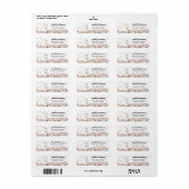 Maltese mouw witte hond vlinderdas etiket (Full Sheet)