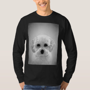 Maltese poedelhond BW  D14 T-shirt