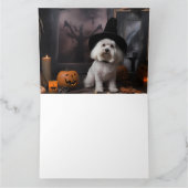 Maltese pompoenen Halloween eng Kaart (Binnen)