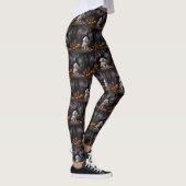 Maltese pompoenen Halloween eng Leggings (Rechts)