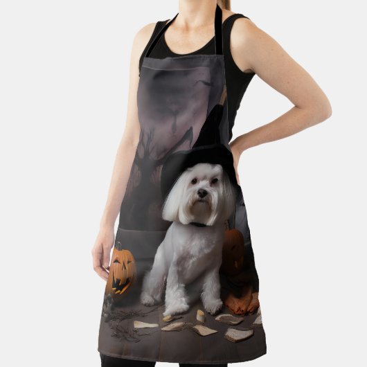 Maltese pompoenen Halloween eng Schort (Insitu)
