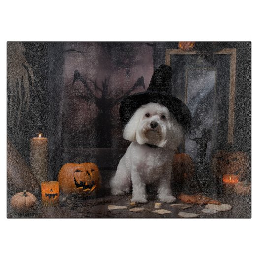 Maltese pompoenen Halloween eng Snijplank (Voorkant)