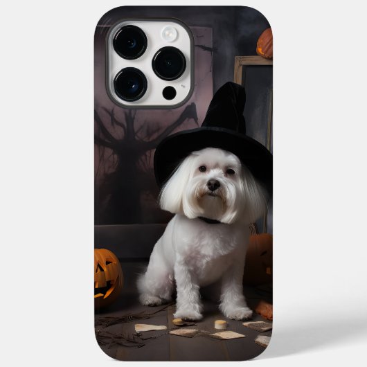 Maltese Pompoenen Halloween Griezelen  Case-Mate iPhone Case (Achterkant)