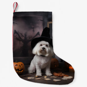 Maltese Pompoenen Halloween Griezelen Kleine Kerstsok