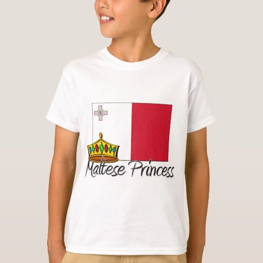 Maltese prinses t-shirt (Voorkant)