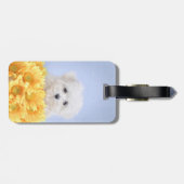 Maltese puppy bagagelabel (Achterkant horizontaal)