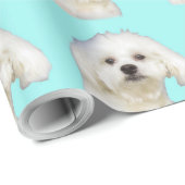 Maltese puppy cadeaupapier (Rol Hoek)
