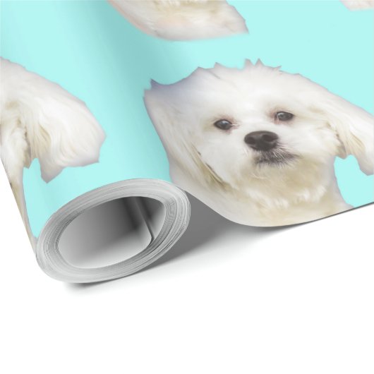 Maltese puppy cadeaupapier (Rol Hoek)