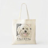 Maltese puppy Collectible Canvas tas (Voorkant)