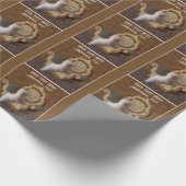 Maltese Puppy Dog Art gepersonaliseerd Cadeaupapier (Hoek)