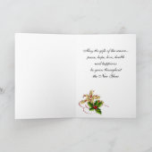 Maltese puppy hond Kerstmis Feestdagen Kaart (Binnen)