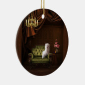 Maltese puppy hond kroonluchter boom Ornament (Rechts)