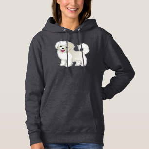 Maltese puppy hoodie