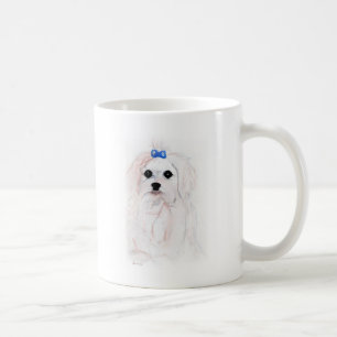Maltese puppy koffiemok
