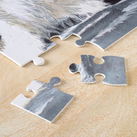 Maltese puppy legpuzzel (Zijkant)