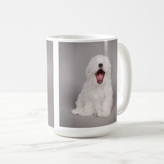 Maltese puppy mok (Voorkant rechts)