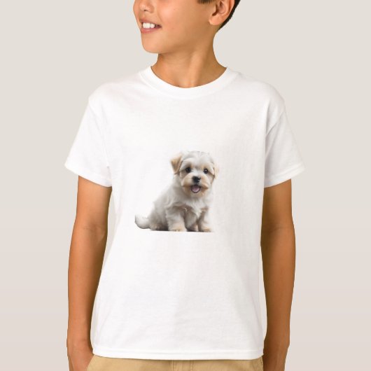 Maltese puppy t-shirt (Voorkant)