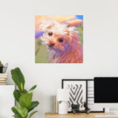 Maltese reddingsboei Dag 1 "HET WEE ÉÉN"-Poster Poster (Thuiskantoor)