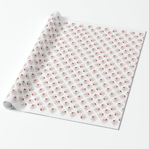 Maltese Santa Paws Cadeaupapier