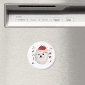 Maltese Santa Paws Magneet (Insitu (Vaatwasser))