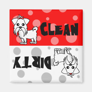 Maltese schoonmaakmachine/vuilwasmachine Magnet