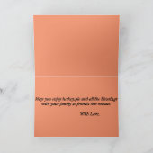 Maltese Seizoenen leren design Feestdagen Kaart (Binnen)