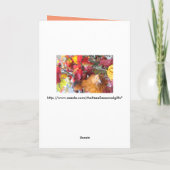 Maltese Seizoenen leren design Feestdagen Kaart (Achterkant)