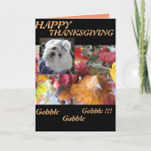 Maltese Seizoenen leren design Feestdagen Kaart (Voorkant)