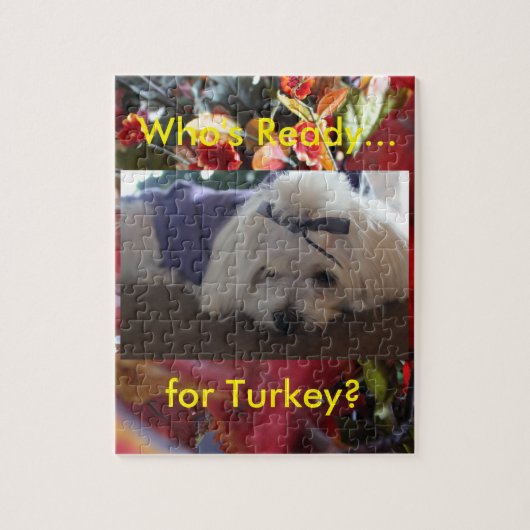 Maltese Seizoenen leren design Legpuzzel (Verticaal)