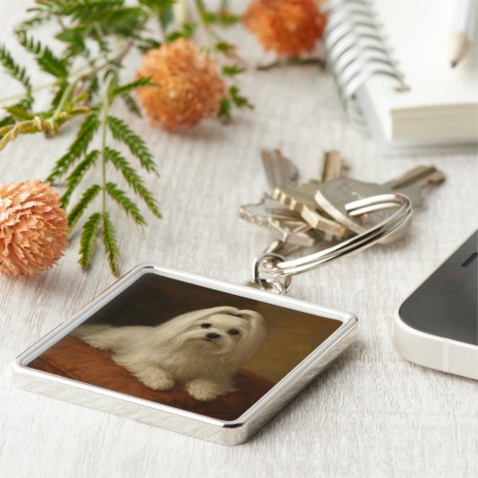 Maltese Sleutelhanger (Zijkant)