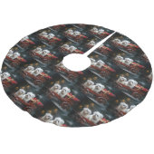 Maltese Sneeuwslee Kerst Decor Kerstboom Rok (Gekanteld)