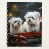 Maltese Sneeuwslee Kerst Decor Planner (Voorkant)