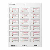 Maltese Speys Family Return Address Etiket (Full Sheet)