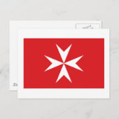 Maltese staatssecretaris briefkaart (Voorkant / Achterkant)