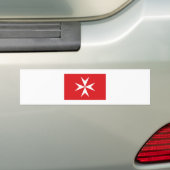 Maltese staatssecretaris bumpersticker (Op auto)