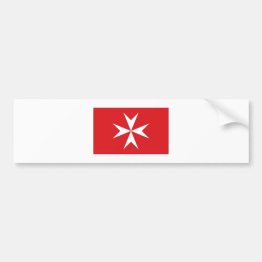 Maltese staatssecretaris bumpersticker (Voorkant)