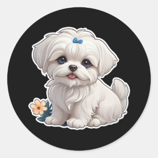 Maltese Sticker