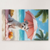 Maltese strand relax scène legpuzzel (Horizontaal)