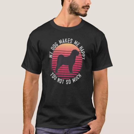 Maltese Terrier hondenras T-shirt (Voorkant)