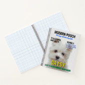 Maltese Terrier Parody Magazine Hoesje Notitieboek (Binnen)