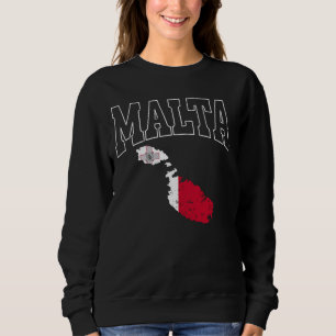 Maltese Throwback Athletic Flag Trui