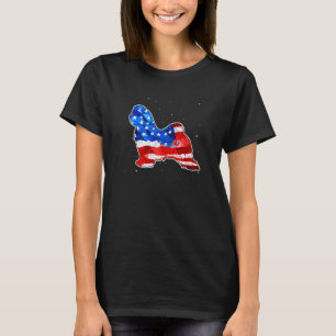 Maltese Tie Dye Amerikaanse Vlag Patriottische 4 j T-shirt