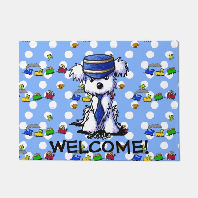 Maltese treinbestuurder deurmat (Voorkant)