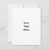 Maltese uitnodiging voor Dog (Achterkant)