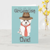 Maltese vader kaart (Gele Bloem)