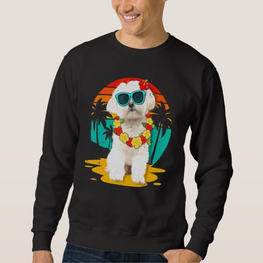 Maltese vakantie met de Hawaiiaanse zomer Tropisc Trui (Voorkant)